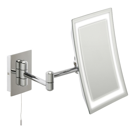 miroir grossissant lumineux LED 22cm